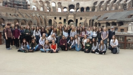 Rome-Bohunt School at the Coliseum