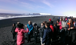 Iceland-It's cold on the beach ! All Saints enjoy a windswept Vic