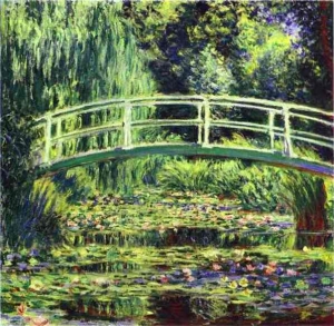 Claude Monet - Bridge over a Pond of Water Lilies - click to enlarge Claude Monet - Bridge over a Pond of Water Lilies